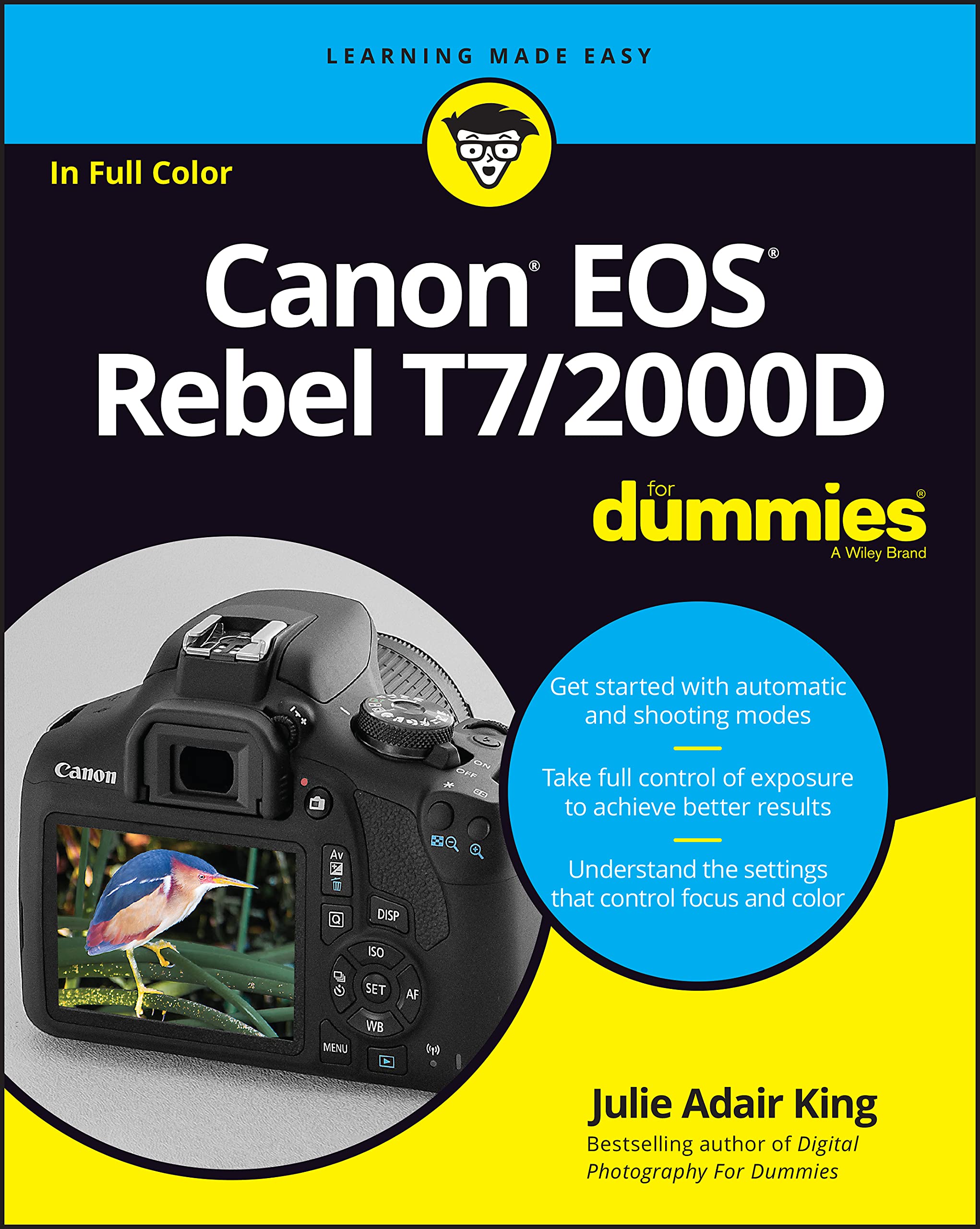 Canon EOS Rebel T7/2000D For Dummies (For Dummies (Computer/Tech)) - 8449