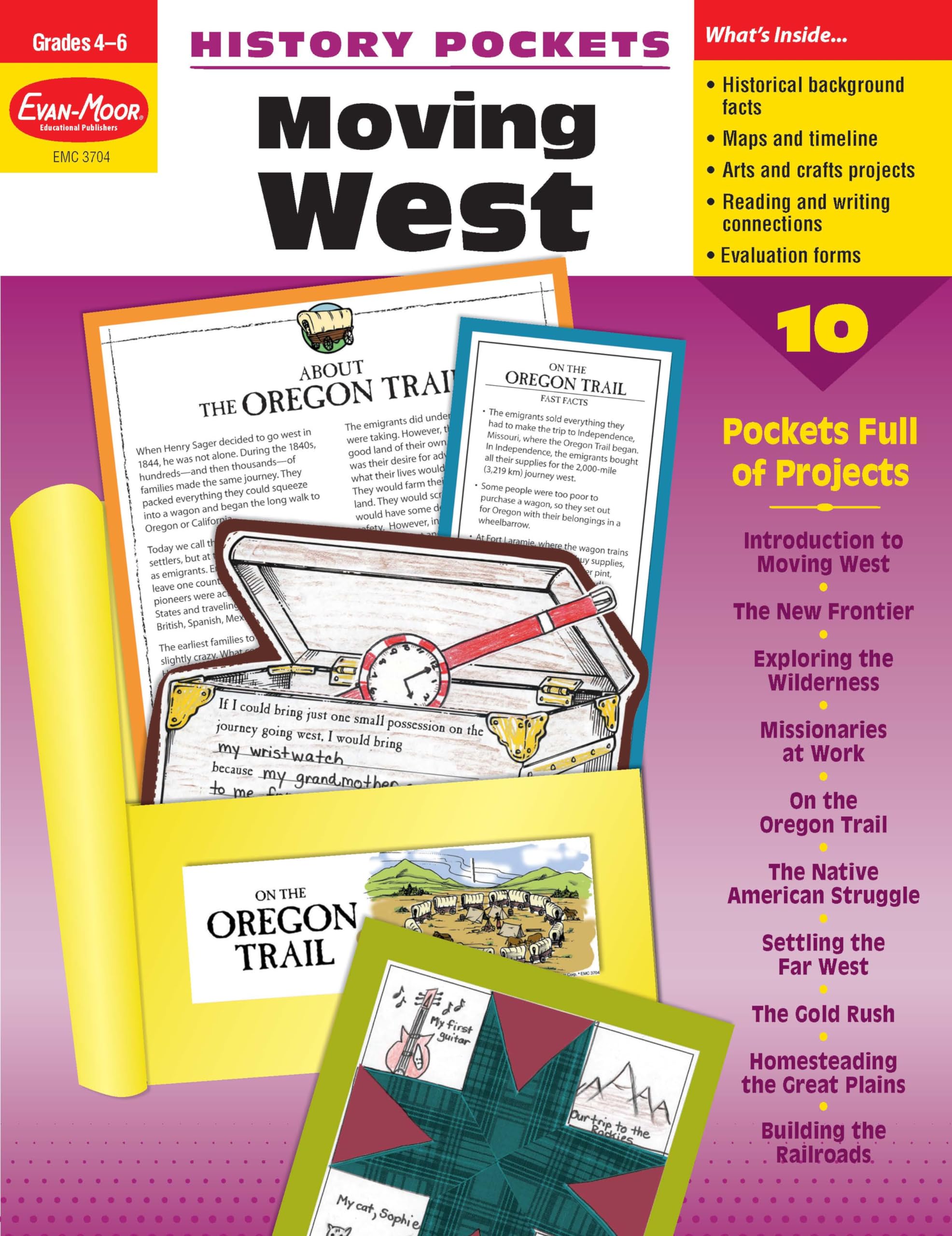 History Pockets: Moving West, Grades 4-6+ - 592