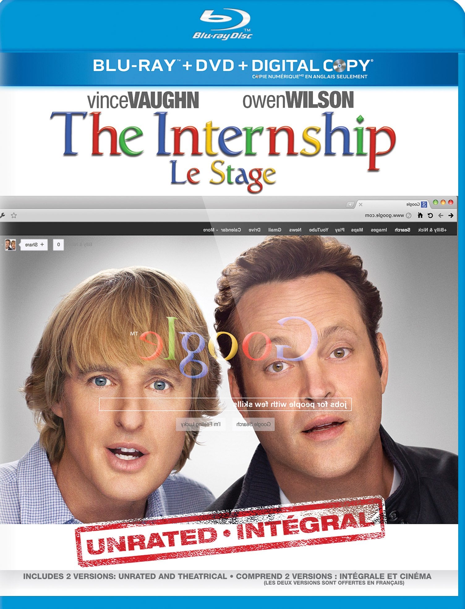 The Internship - Unrated [Blu-ray + DVD] - 9599