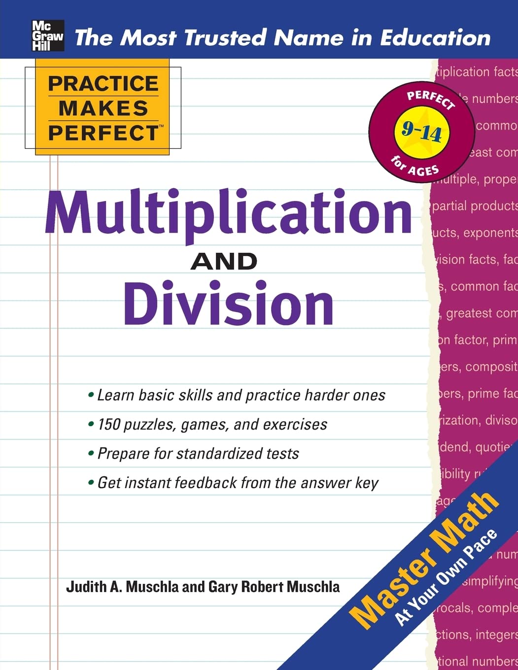 Multiplication and Division: Ages 9-14 (Practice Makes Perfect Series) - 566