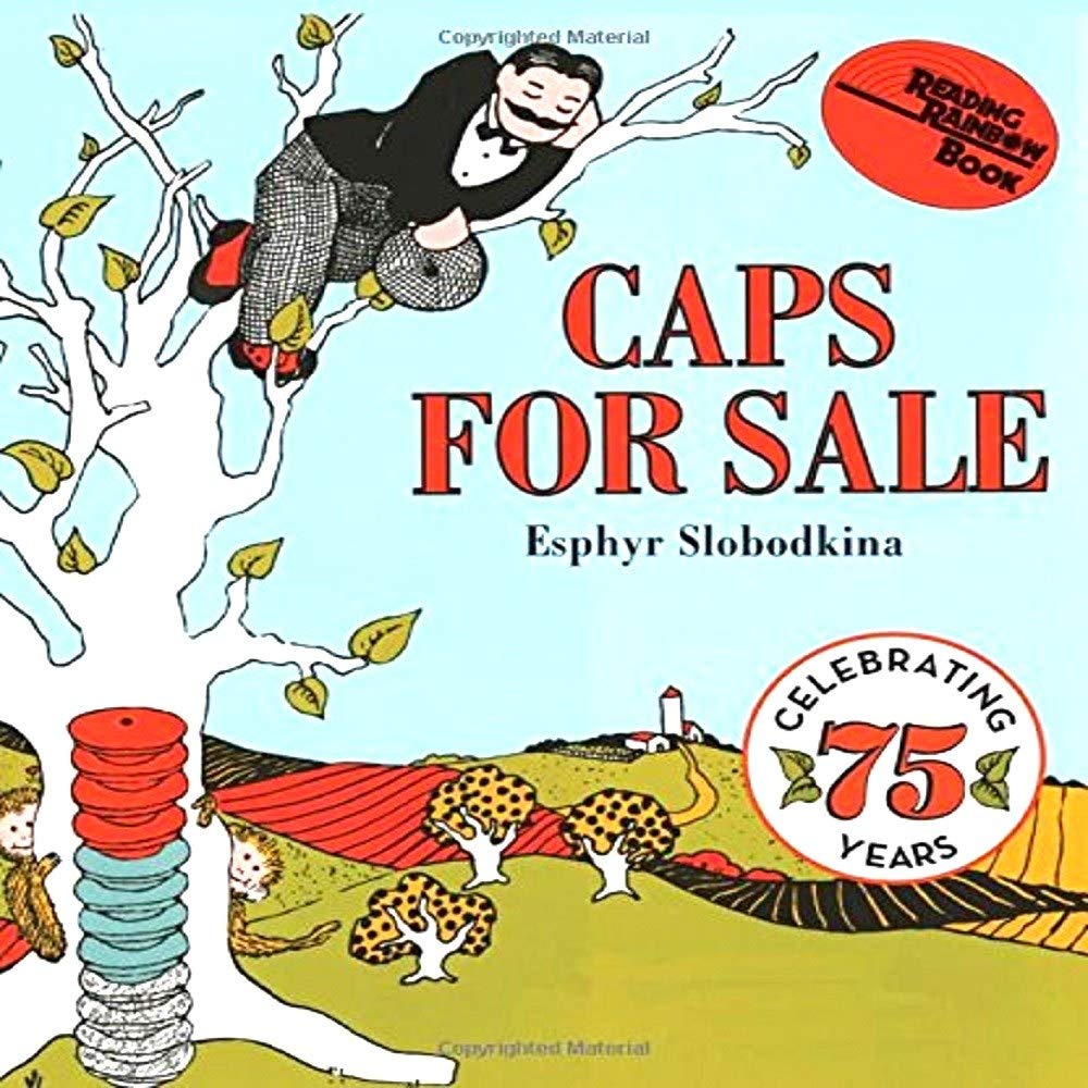 Caps for Sale Board Book: A Tale of a Peddler, Some Monkeys and Their Monkey Business (Reading Rainbow Books) - 4324