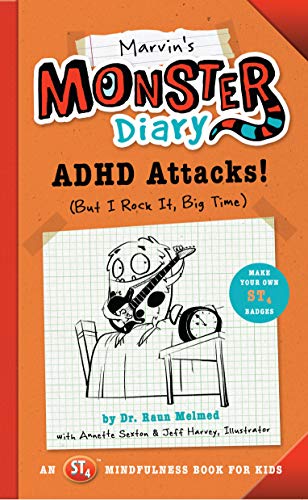 Marvin's Monster Diary: ADHD Attacks! (But I Rock It, Big Time) (St4 Mindfulness Book for Kids) - 9019