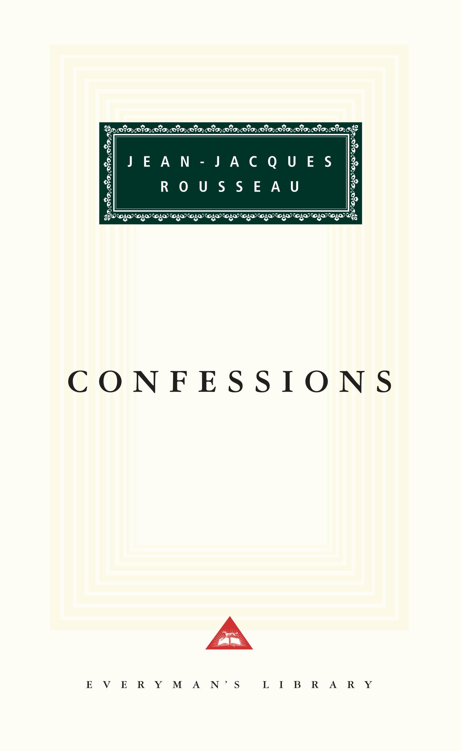 Confessions: Introduction by P. N. Furbank (Everyman's Library Classics Series) - 7841