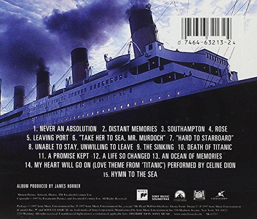 TITANIC: MUSIC FROM THE MOTION P - 1195