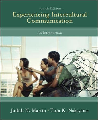 Experiencing Intercultural Communication: An Introduction - 7652