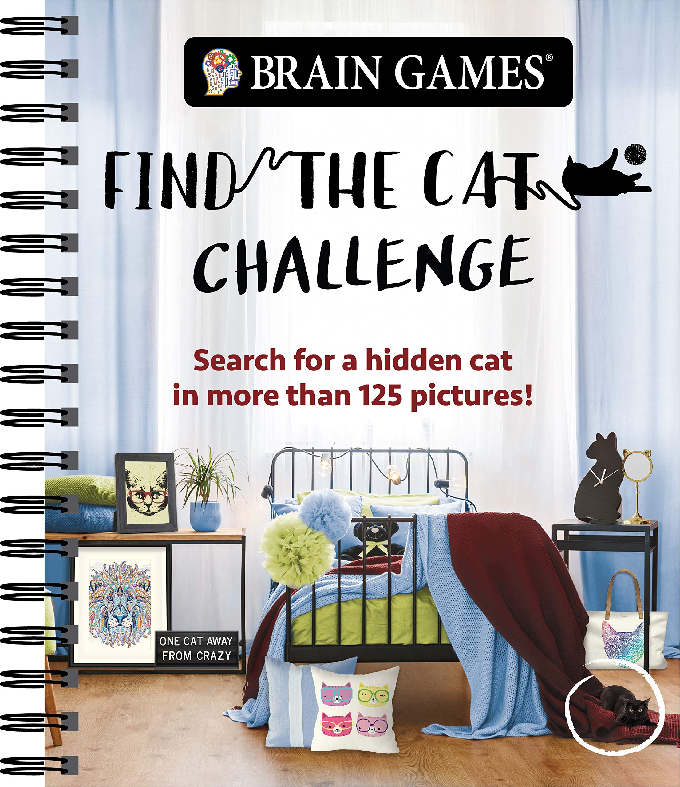 Brain Games - Find the Cat Challenge: Search for a Hidden Cat in More Than 125 Pictures! (Brain Games - Picture Puzzles) - 776