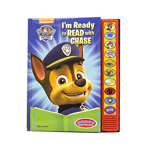 Paw Patrol - I'm Ready To Read with Chase Sound Book - Play-a-Sound - PI Kids - 5378