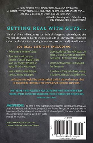 Guy's Guide to God, Girls, and the Phone in Your Pocket: 101 Real-World Tips for Teenaged Guys - 1387