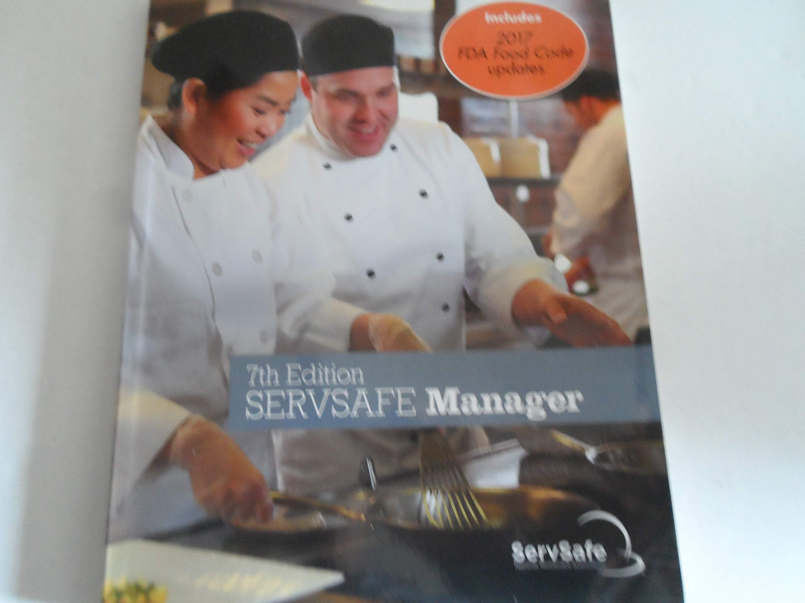 SERVSAFE MANAGER BOOK 7TH ED, with answer sheet - 6874