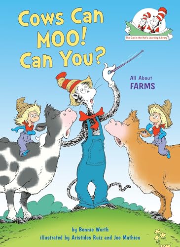 Cows Can Moo! Can You? All About Farms (The Cat in the Hat's Learning Library) - 6959