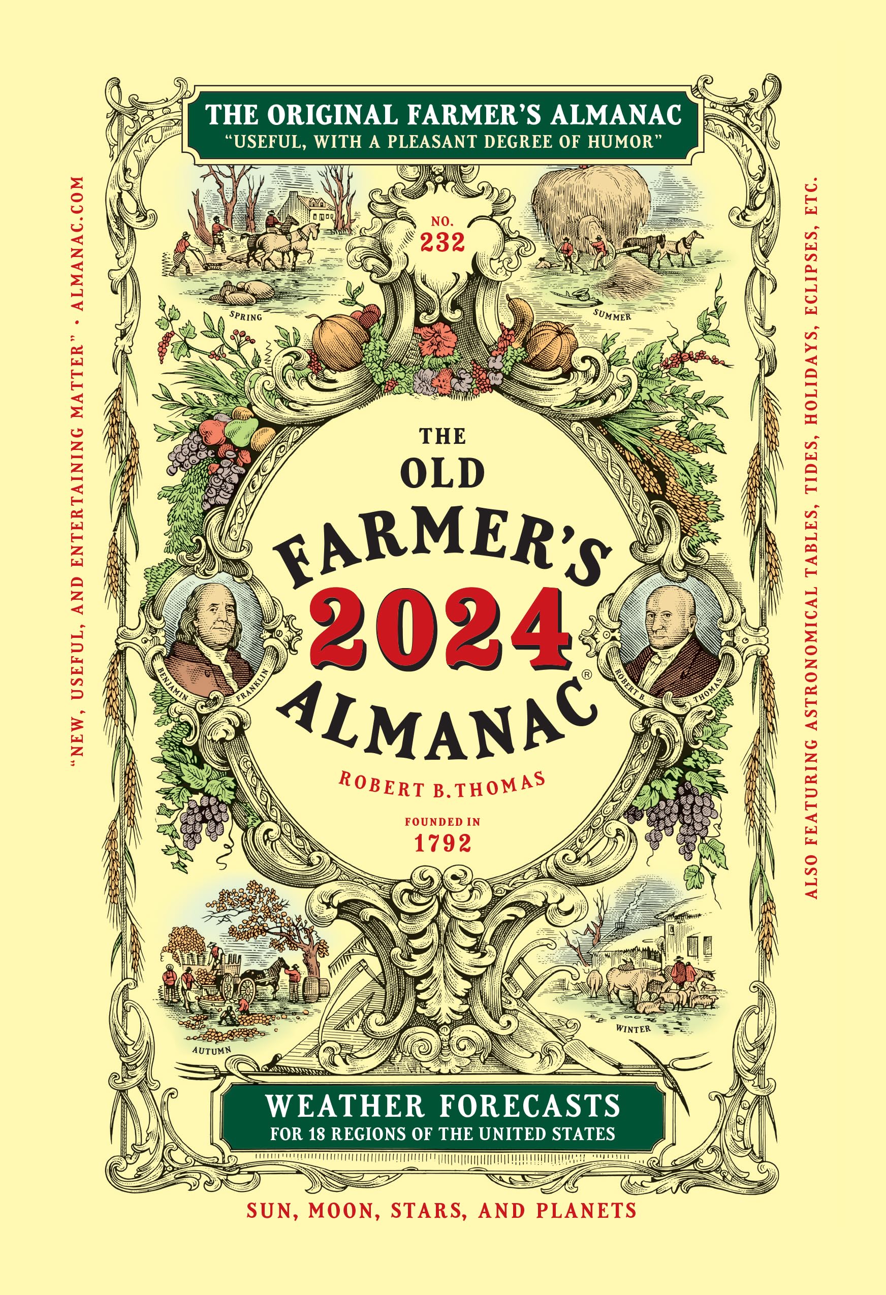 The 2024 Old Farmer’s Almanac Trade Edition (Old Farmer's Almanac, 232) - 4965