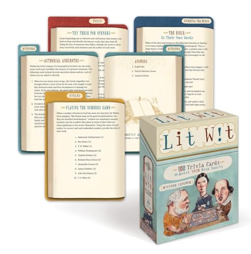 Lit Wit Deck: 100 Trivia Cards to Boost Your Book Smarts - 5557