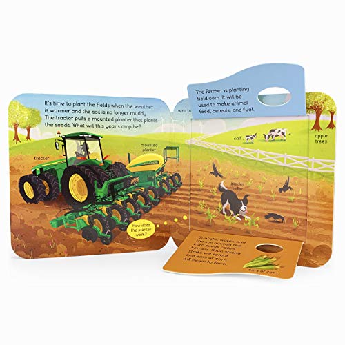 John Deere Kids Peek-a-Flap Dirt - Lift-a-Flap Board Book for Little Farmers and Tractor Lovers (John Deere Peek-a-Flap Board Book) - 1124