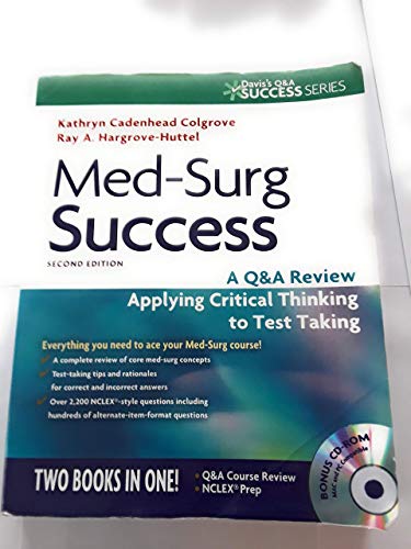 Med-Surg Success: A Q&A Review Applying Critical Thinking to Test Taking (Davis's Success) - 8443