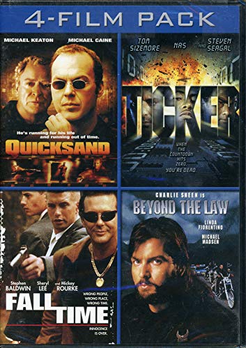 4 FILM PACK: QUICKSAND, TICKER, - 2317