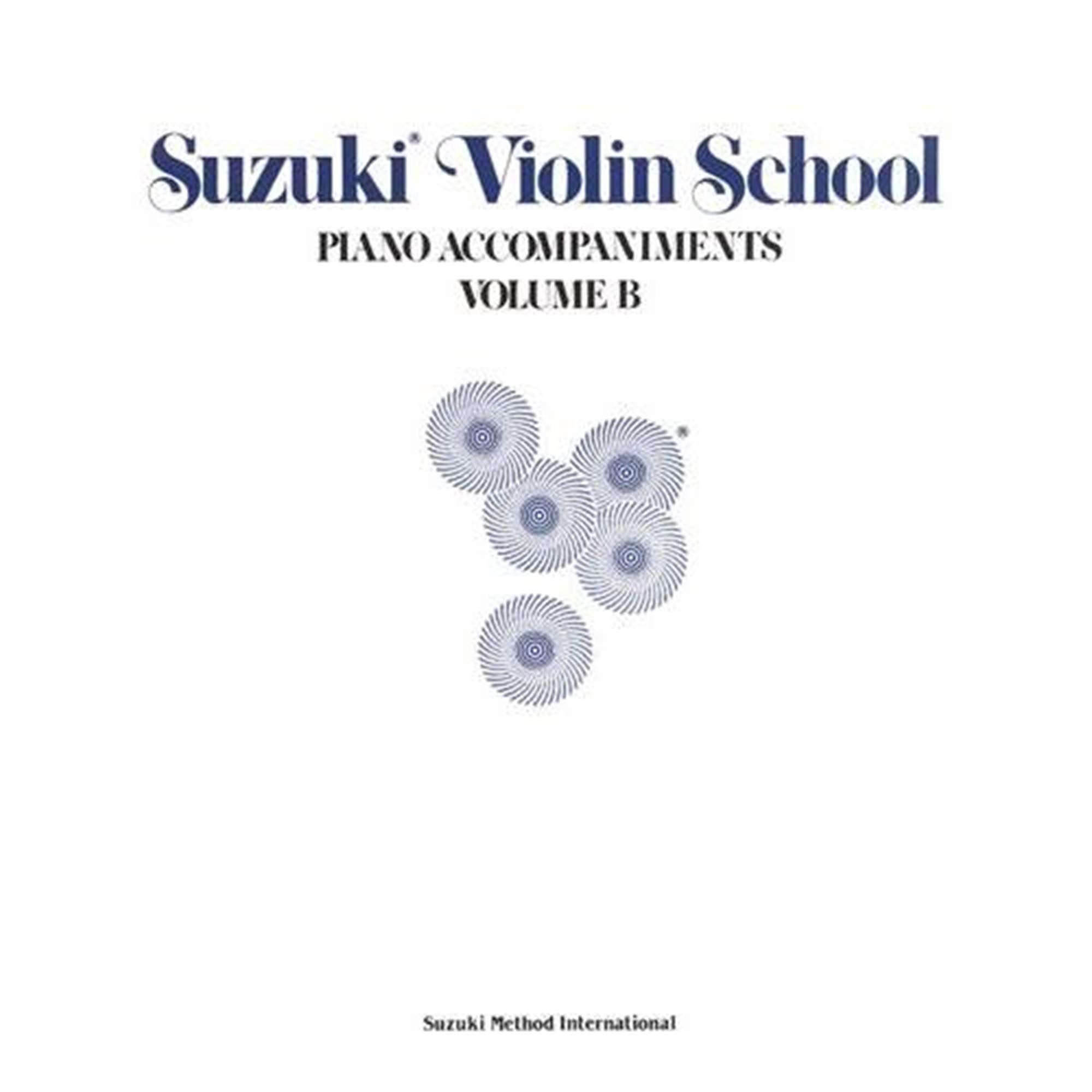 Suzuki Violin School: Piano Accompaniments, Vol. B - 4353