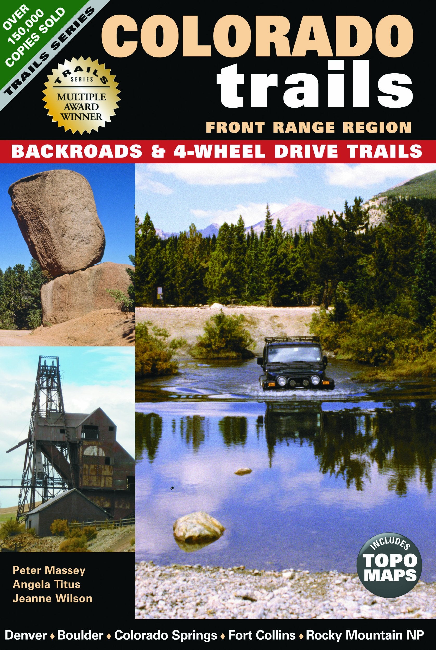 Colorado Trails Front Range Region: Backroads & 4-Wheel Drive Trails - 2235