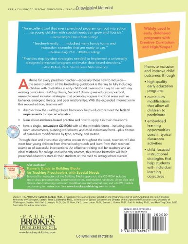 Building Blocks for Teaching Preschoolers with Special Needs - 3185