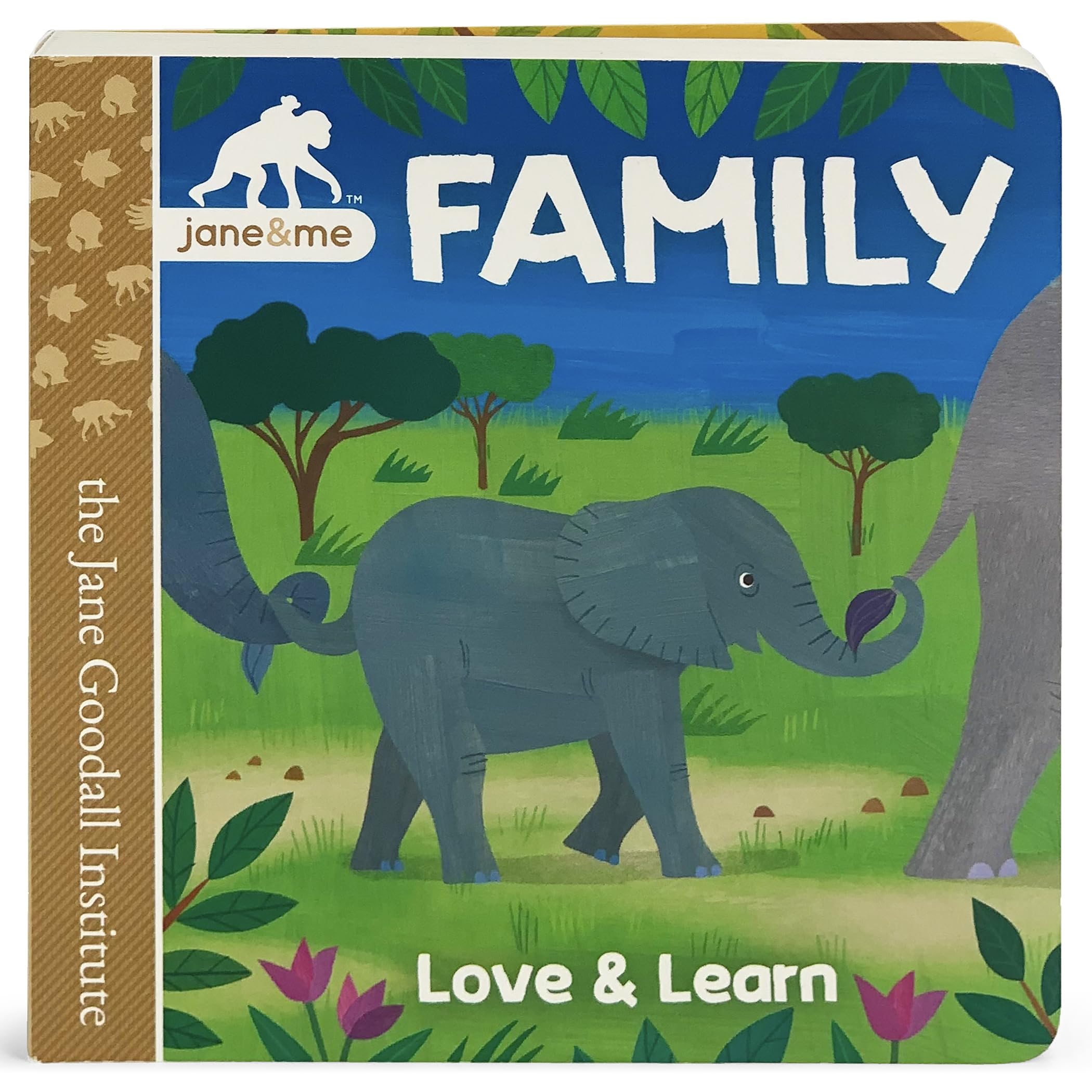 Family: A Jane & Me Board Book for Toddlers Teaching Love & Effection Towards Family Through Animals in the Wild (Jane Goodall Institute) - 2727