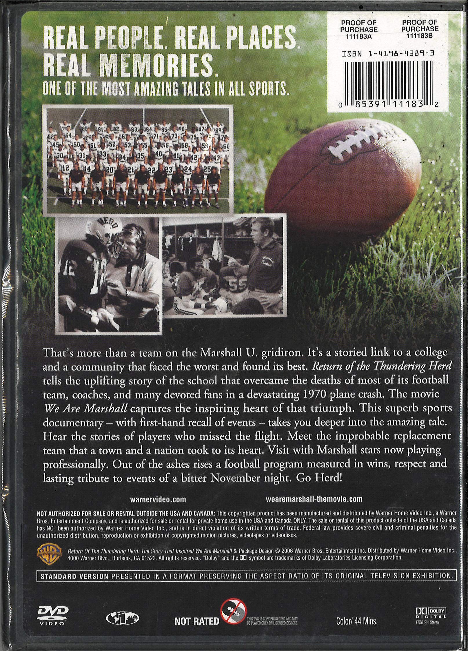 Return of the Thundering Herd - The Story that Inspired "We Are Marshall" - 8774