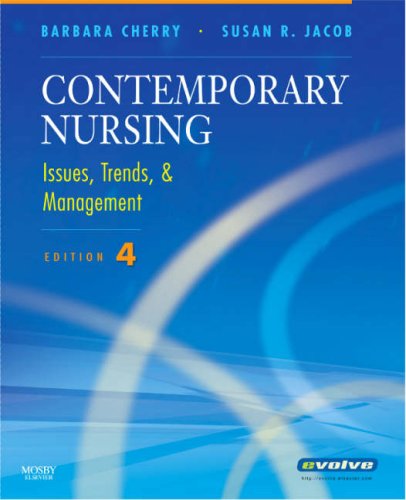 Contemporary Nursing: Issues, Trends & Management - 140