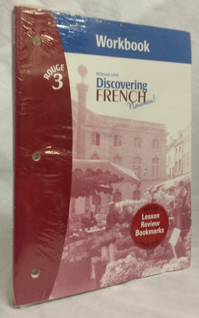 Discovering French, Nouveau!: Workbook with Lesson Review Bookmarks Level 3 - 9667