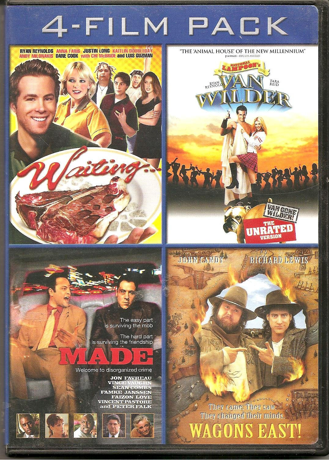 4-Film Pack (Waiting / Van Wilder / Made / Wagons East!) - 4248