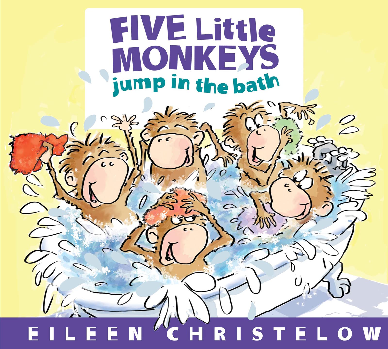 Five Little Monkeys Jump in the Bath (A Five Little Monkeys Story) - 9600