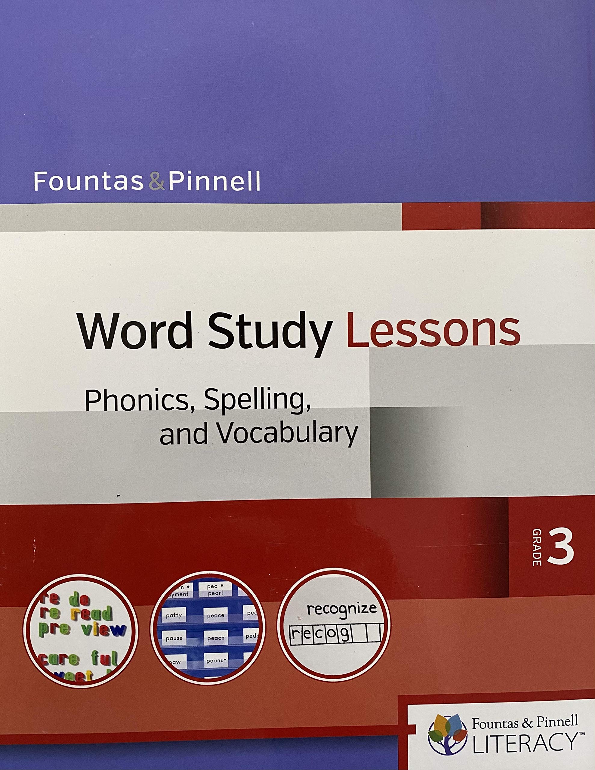 Word Study Lessons, Phonics, Spelling, and Vocabulary, Grade 3, c. 2019 9780325105079, 0325105073 - 6428