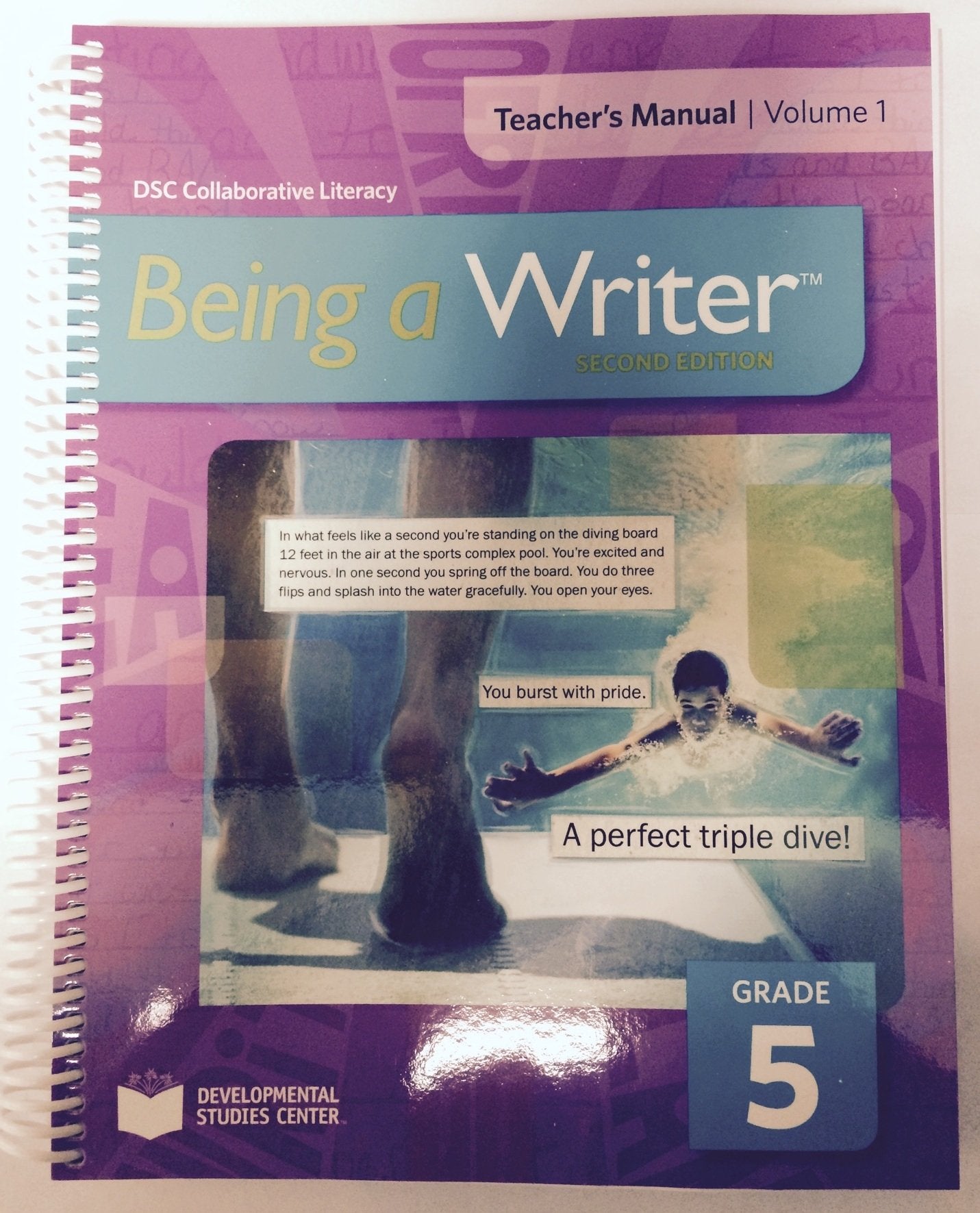 Being a Writer Teacher's Manual Volume 1 Grade 5 - 6685