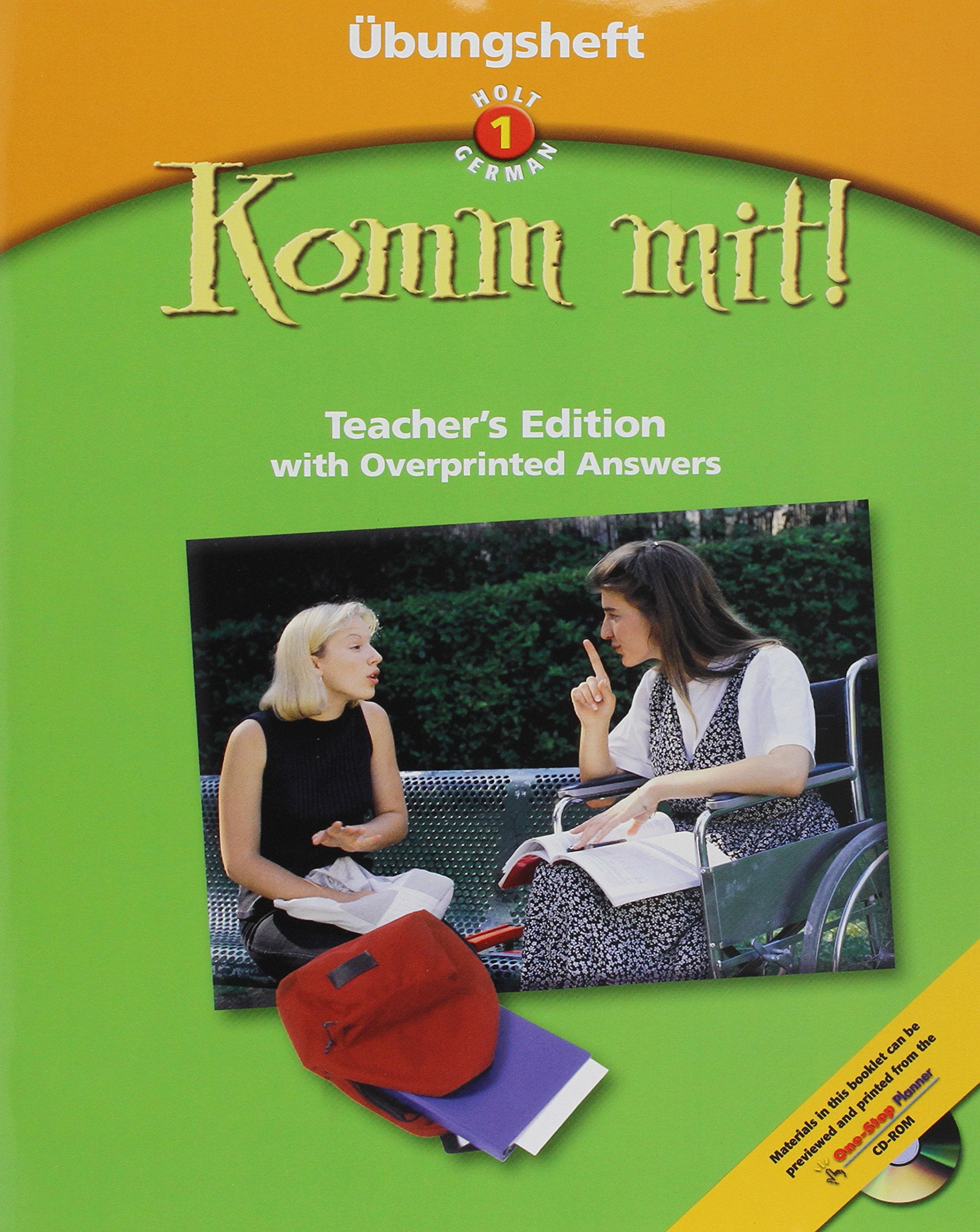 Komm Mit! With Overprinted Answers (Ubungsheft) Teacher's Edition   , Level 1 - 9889