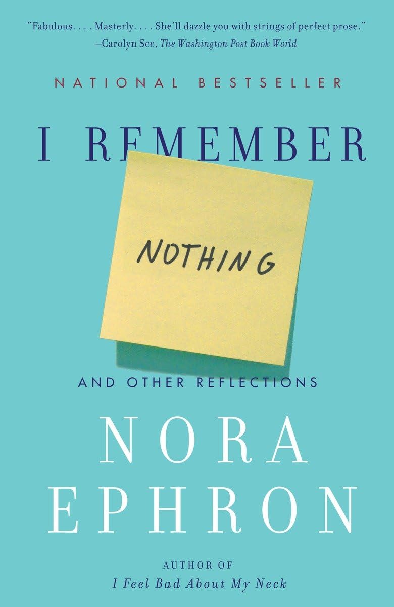 I Remember Nothing: And Other Reflections - 6087