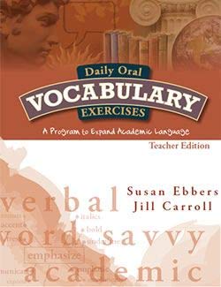 Daily Oral Vocabulary Exercises Teacher's Edition - 6396