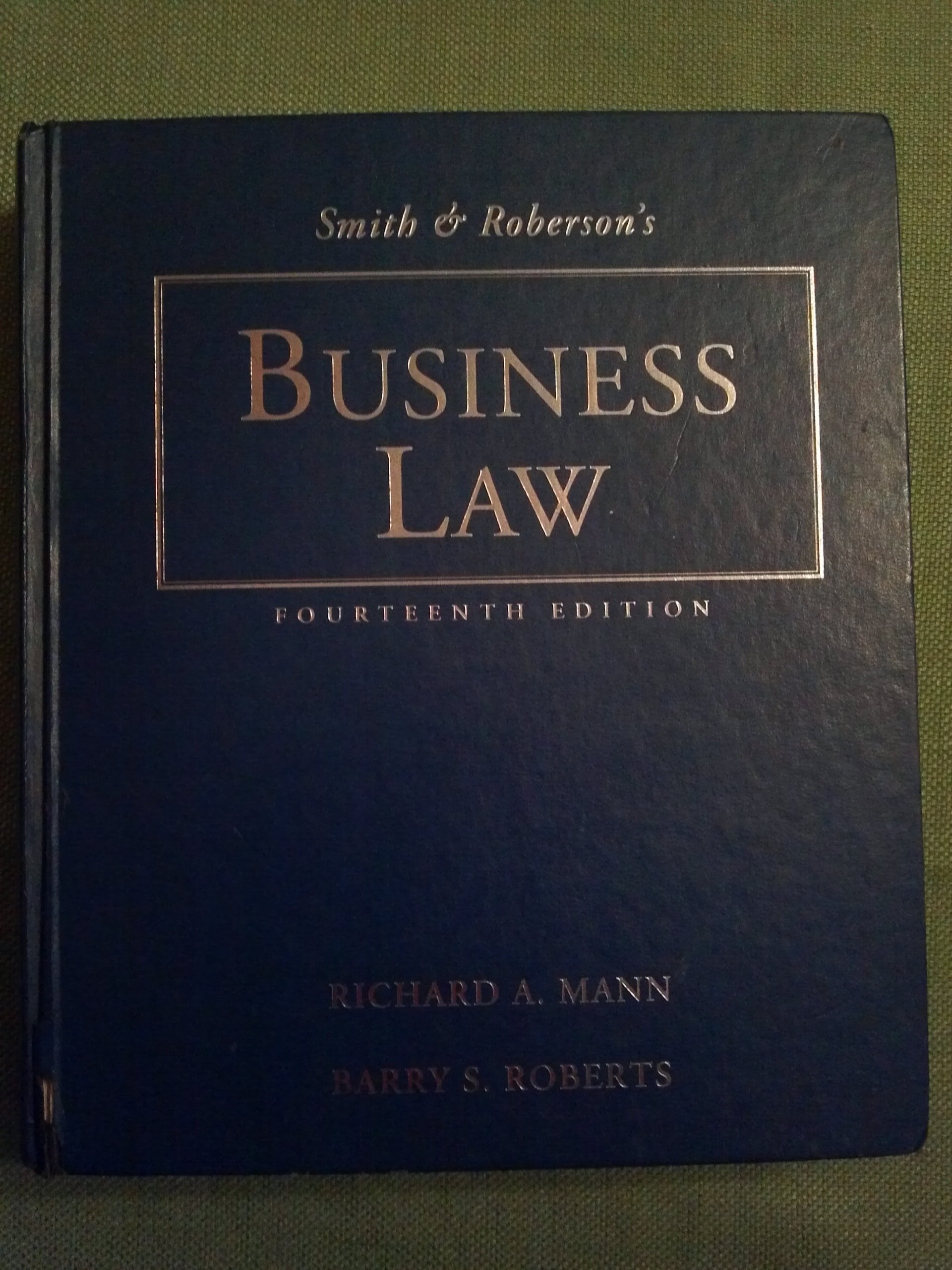 Smith and Roberson’s Business Law - 1261