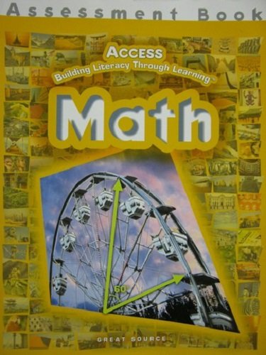 Great Source Access Esl Assessment Book Grades 6 - 8 - 5026