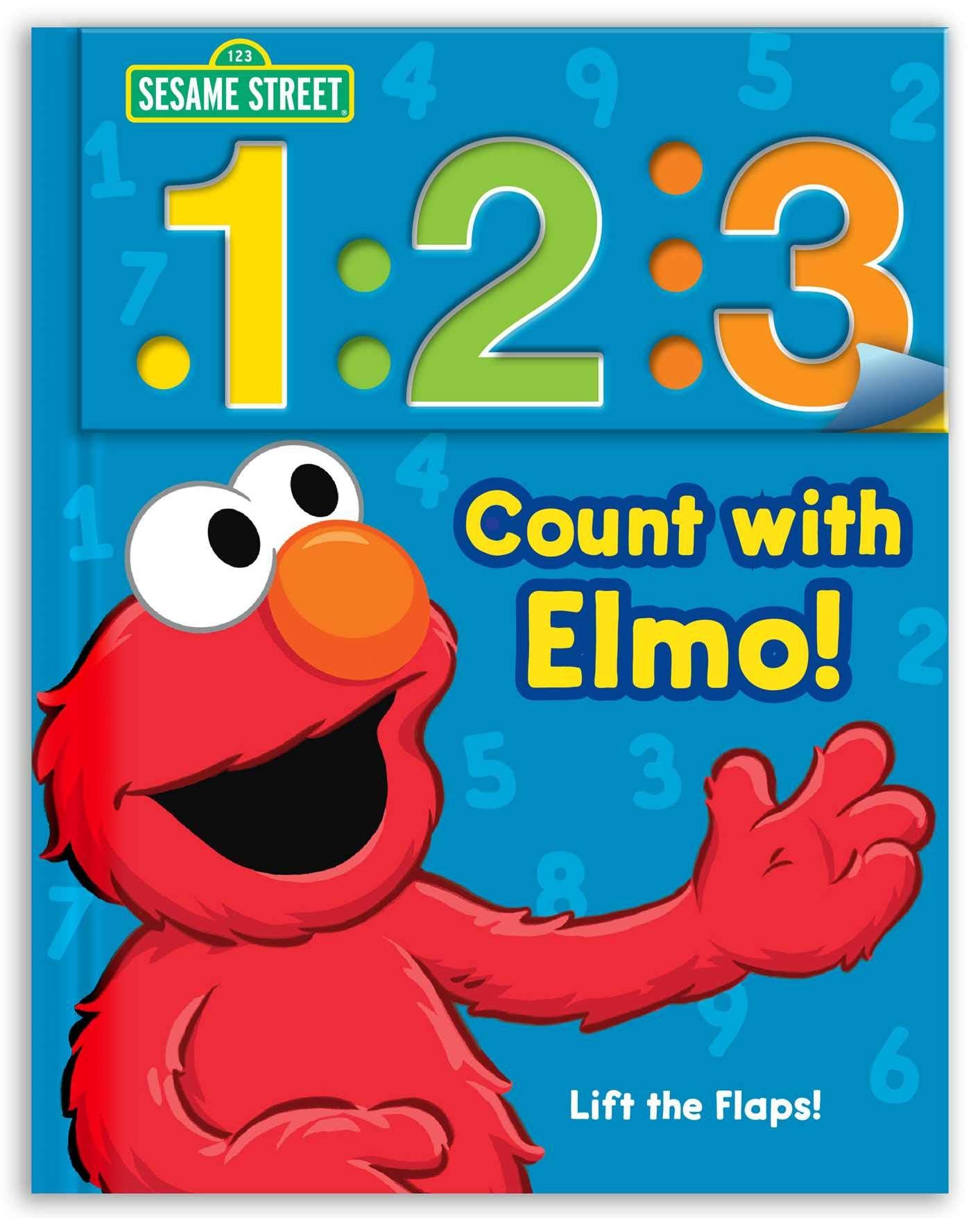 Sesame Street: 1 2 3 Count with Elmo!: A Look, Lift & Learn Book (1) (Look, Lift & Learn Books) - 8300