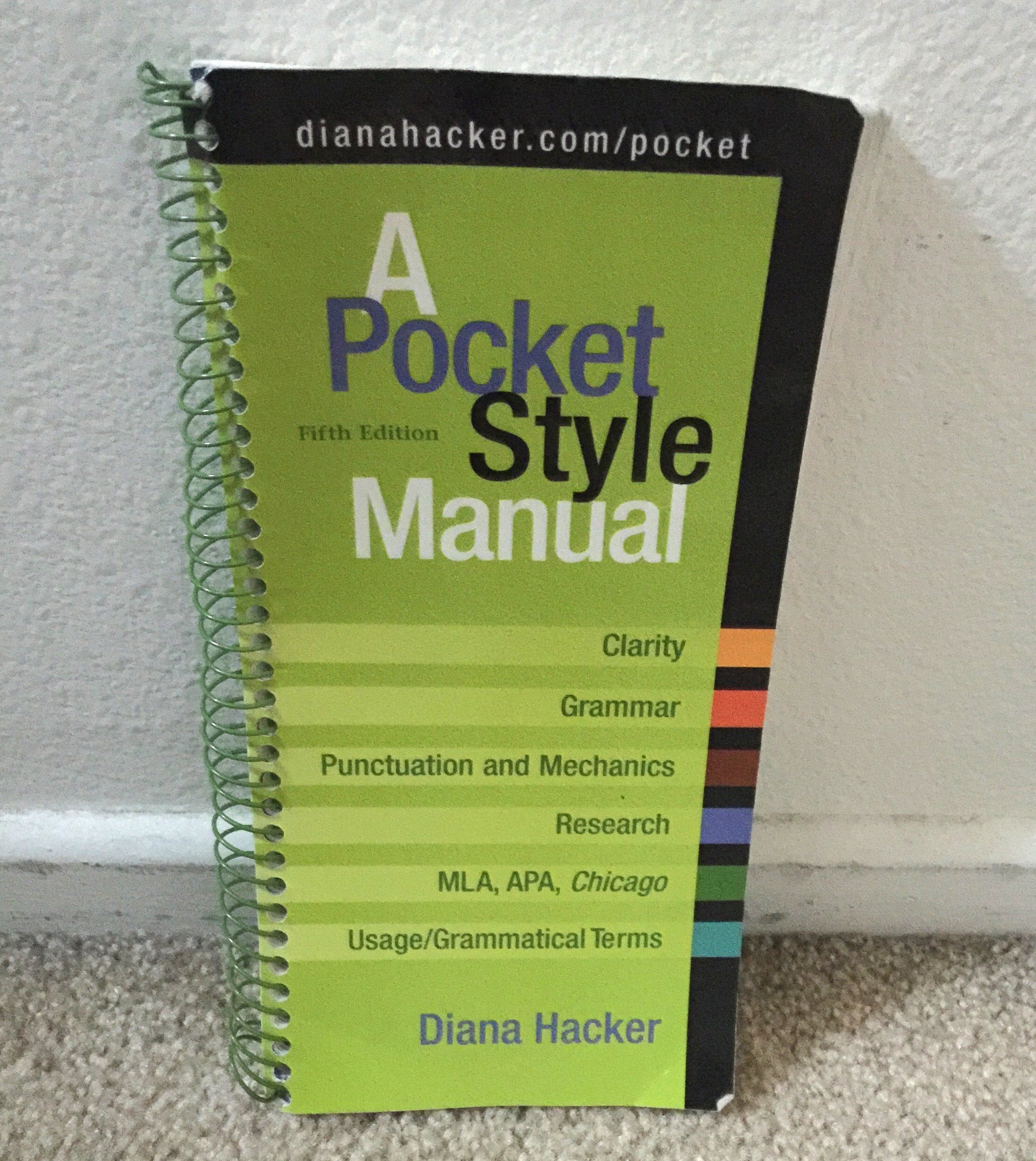 A Pocket Style Manual - 8365