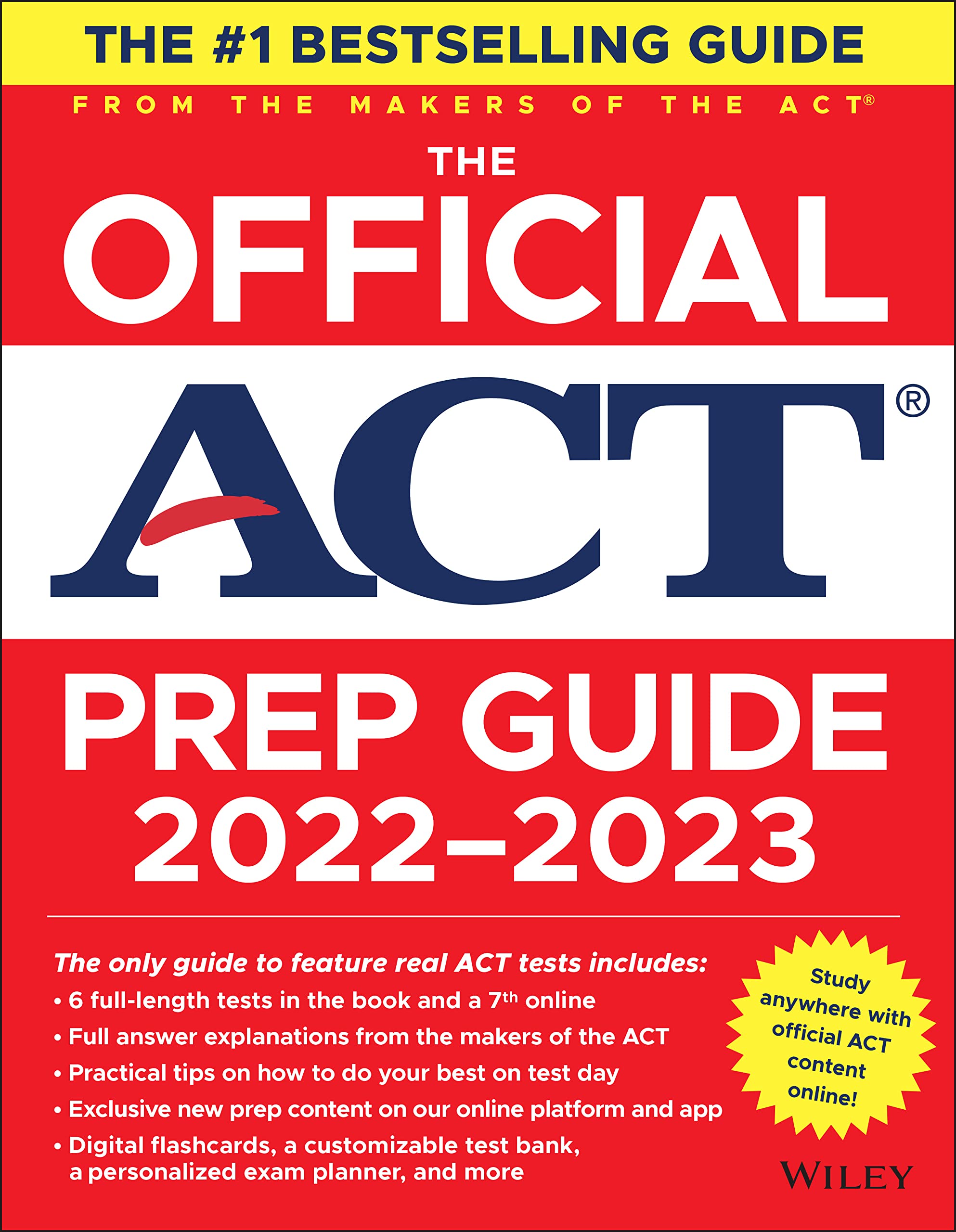 The Official ACT Prep Guide 2022-2023, (Book + Online Course) - 2134