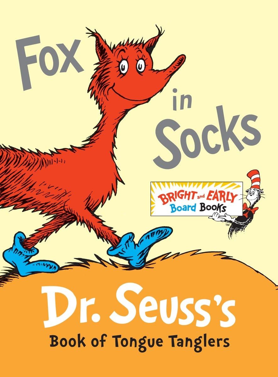 Fox in Socks: Dr. Seuss's Book of Tongue Tanglers (Bright & Early Board Books)