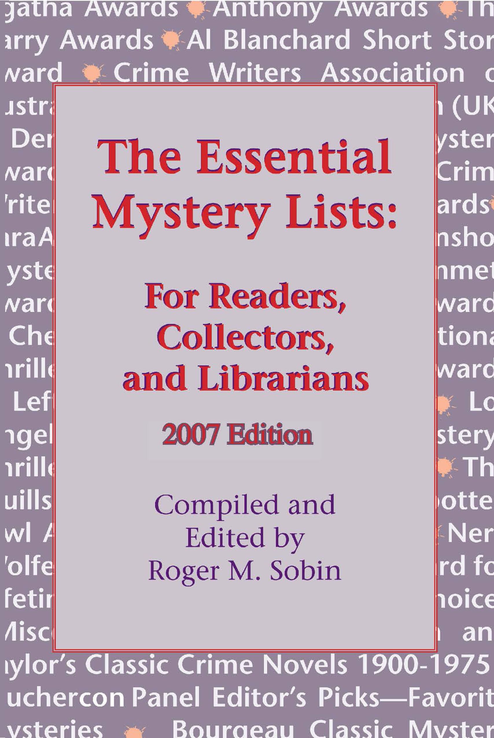 The Essential Mystery Lists: For Readers, Collectors, and Librarians - 2122