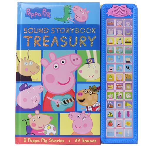 Peppa Pig - Sound Storybook Treasury 39-Button Sound Book - PI Kids (Play-A-Sound) - 3476