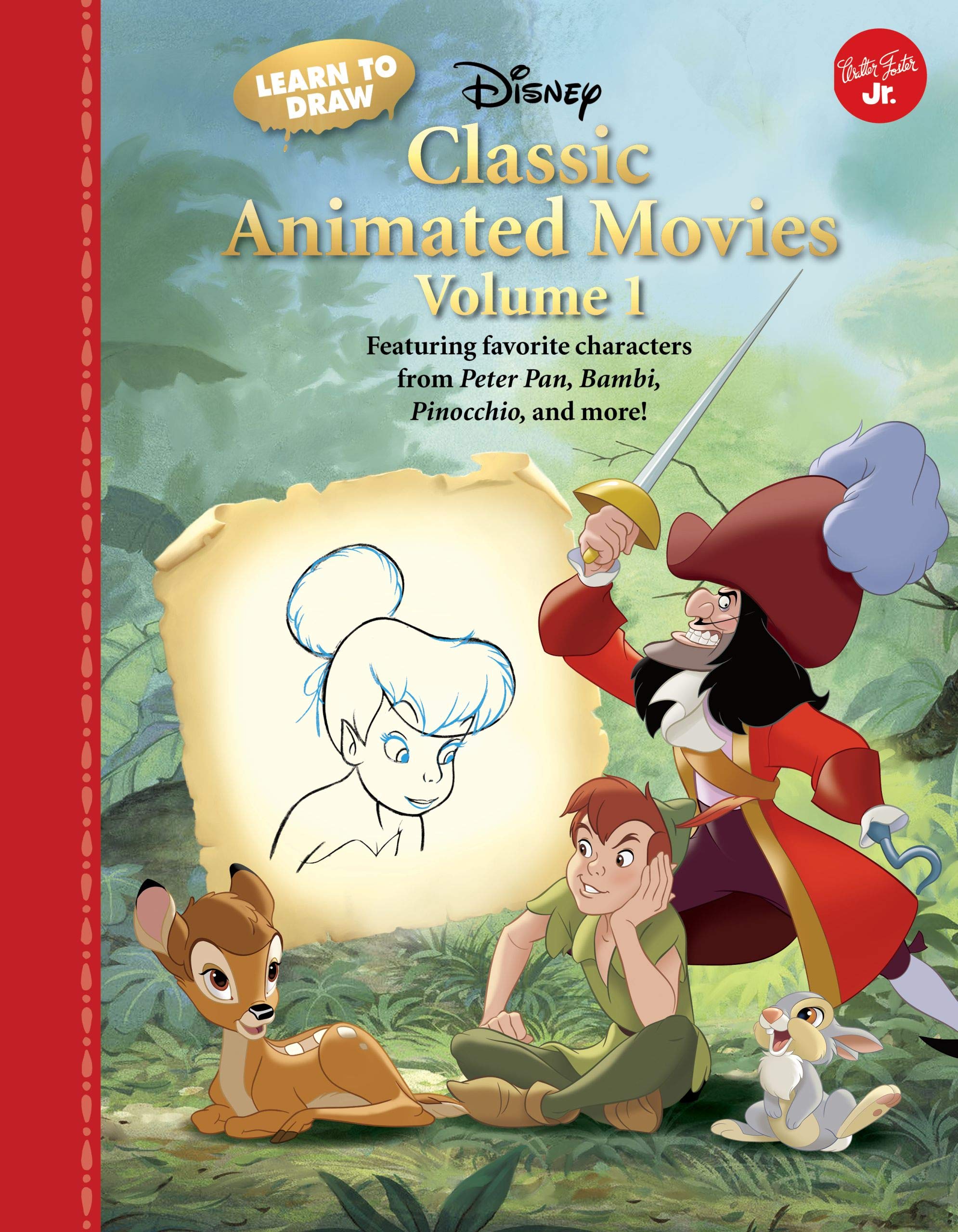 Learn to Draw Disney Classic Animated Movies Vol. 1: Featuring favorite characters from Alice in Wonderland, The Jungle Book, 101 Dalmatians, Peter ... Draw Favorite Characters: Expanded Edition) - 6841