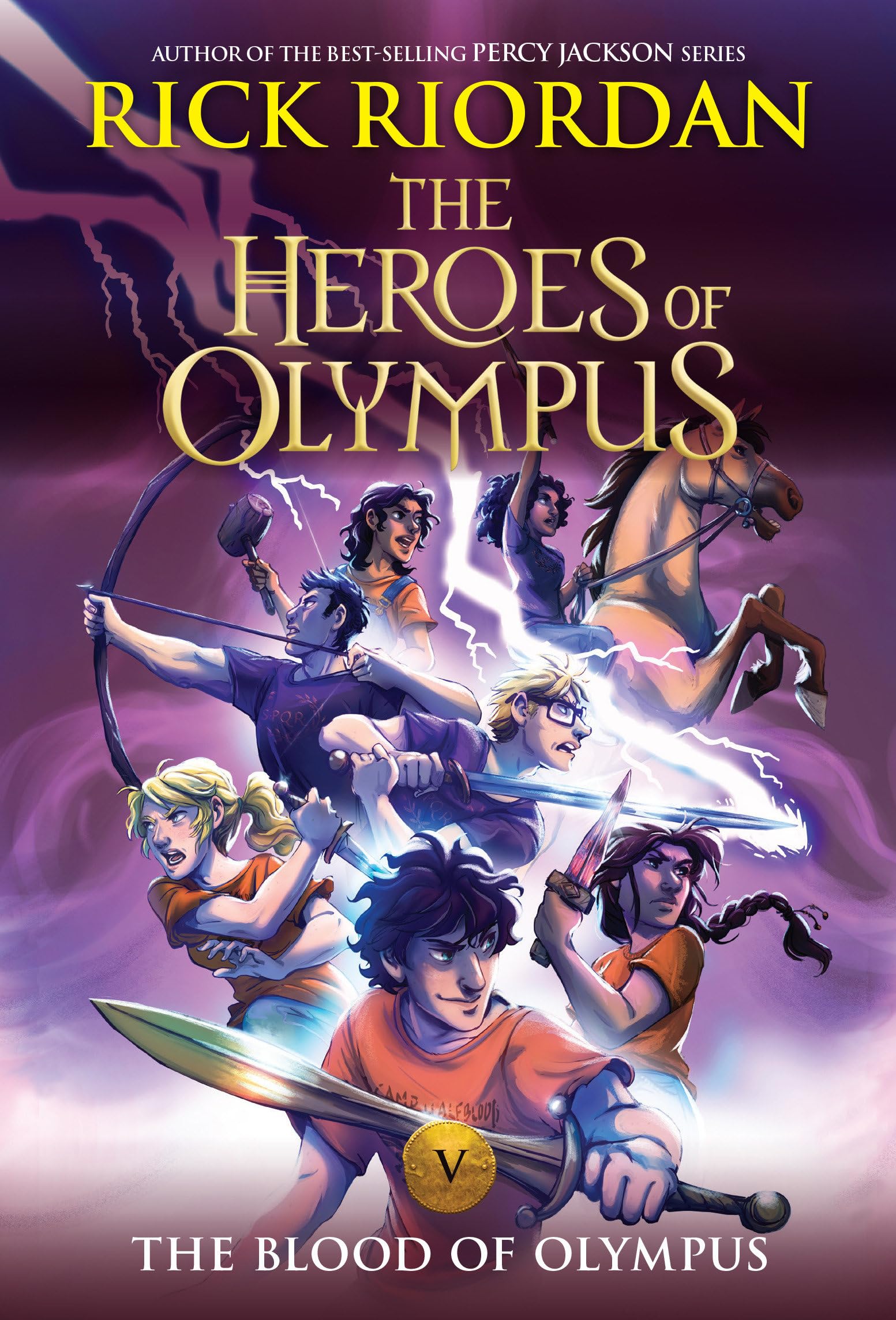 Heroes of Olympus, The, Book Five: Blood of Olympus, The-(new cover) (The Heroes of Olympus) - 8184