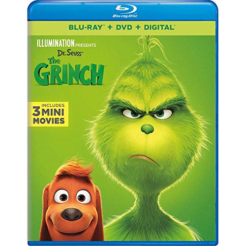 Illumination Presents: Dr. Seuss' The Grinch - Blu-ray + DVD + Digital - 2389