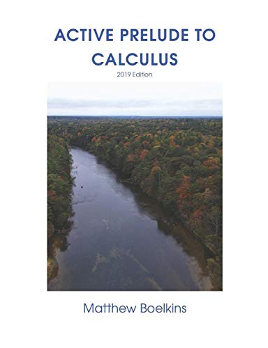 Active Prelude to Calculus - 6509