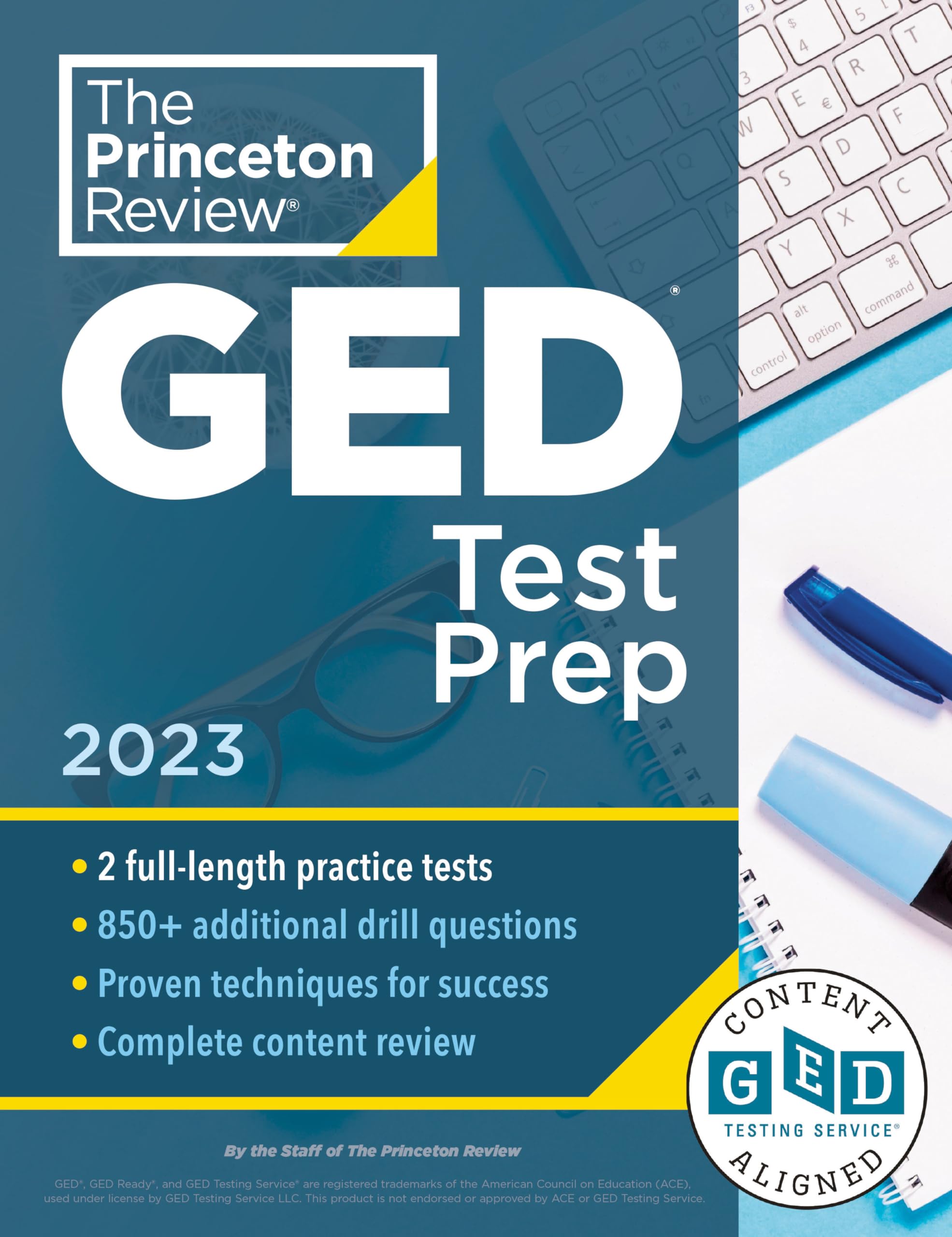 Princeton Review GED Test Prep, 2023: 2 Practice Tests + Review & Techniques + Online Features (College Test Preparation) - 9669