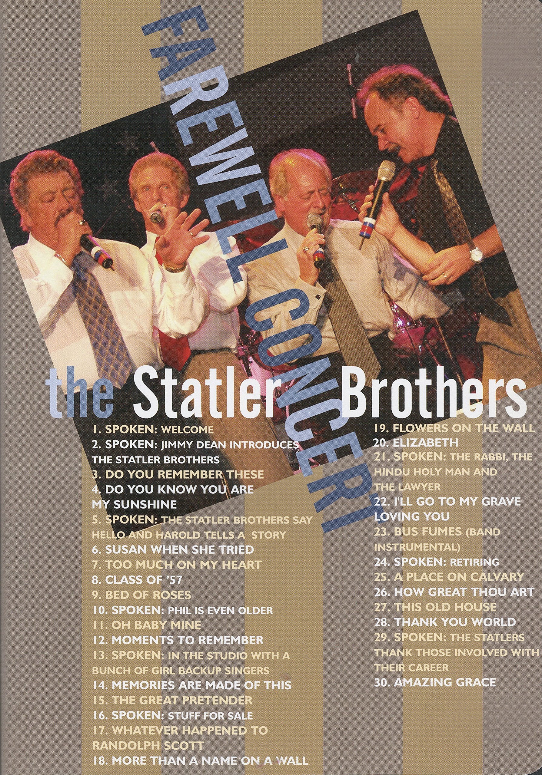 The Statler Brothers: Farewell Concert [DVD] - 3959