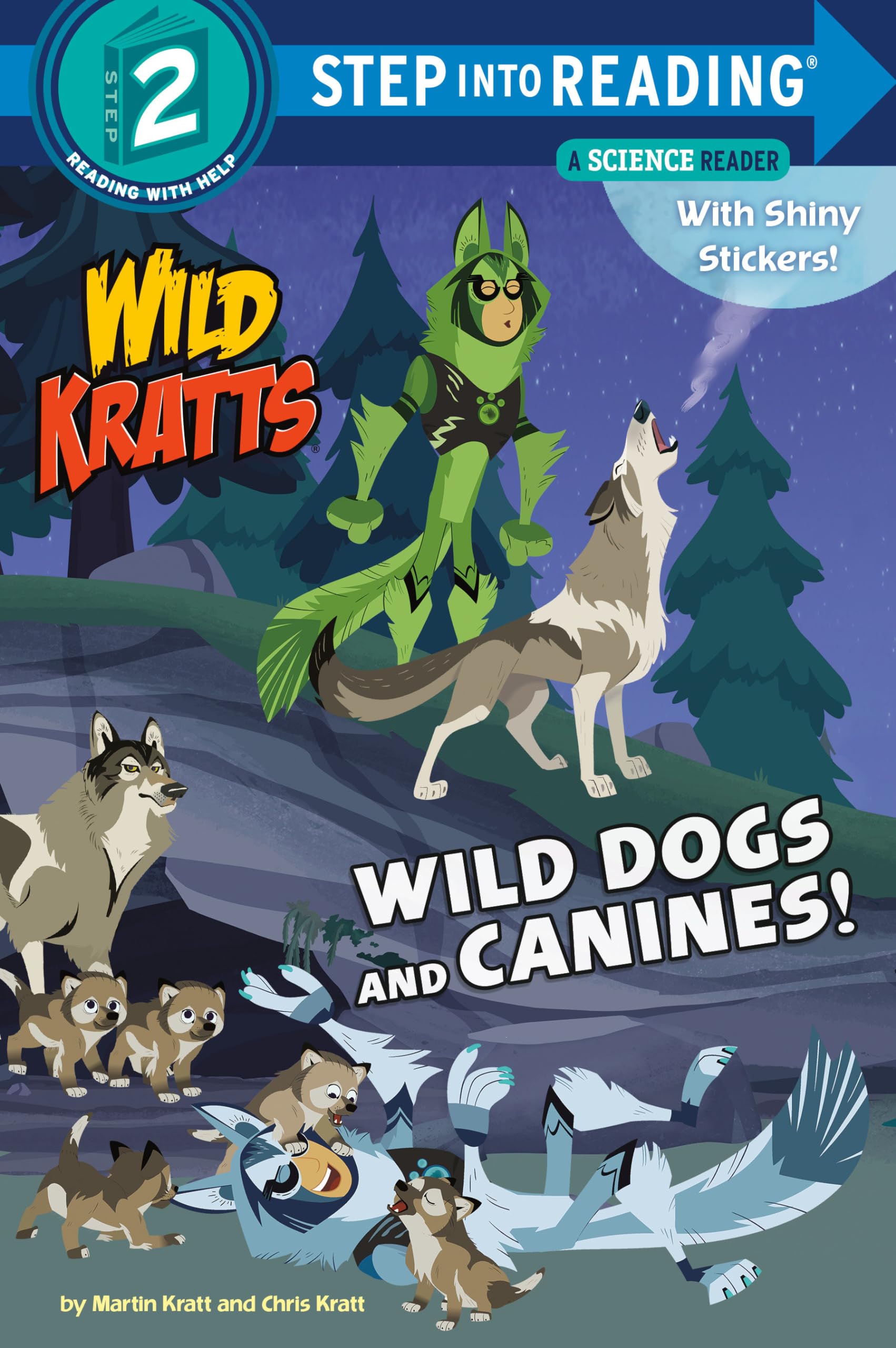 Wild Dogs and Canines! (Wild Kratts) (Step into Reading) - 9963