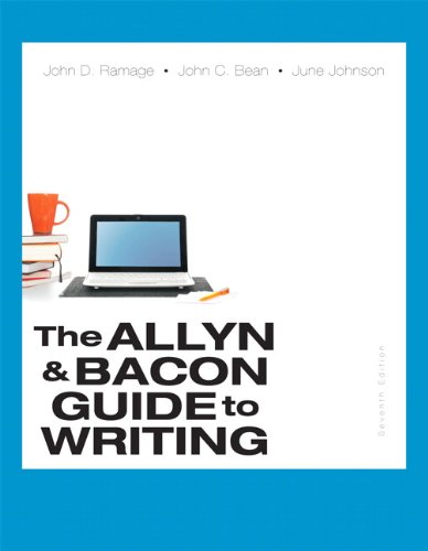 The Allyn & Bacon Guide to Writing (7th Edition) - 624