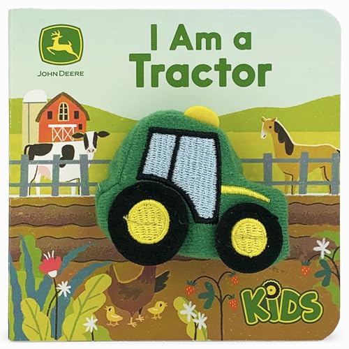 I Am a Tractor - John Deere Finger Puppet Book for Babies and Toddlers (Finger Puppet Book - John Deere) - 6950